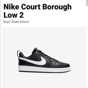 Nike Court Borough Low 2 Boys Youth Size 7